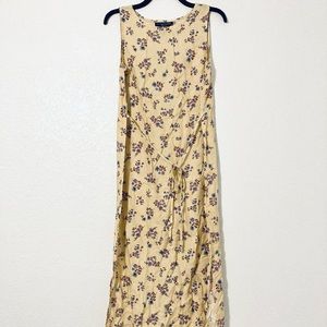 Impressions Workshop Floral Dress (Yellow)